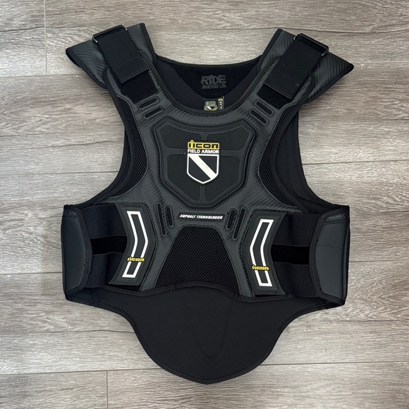 Icon Field Armor Vest Asphalt Technologies - Black Protective Gear Vest